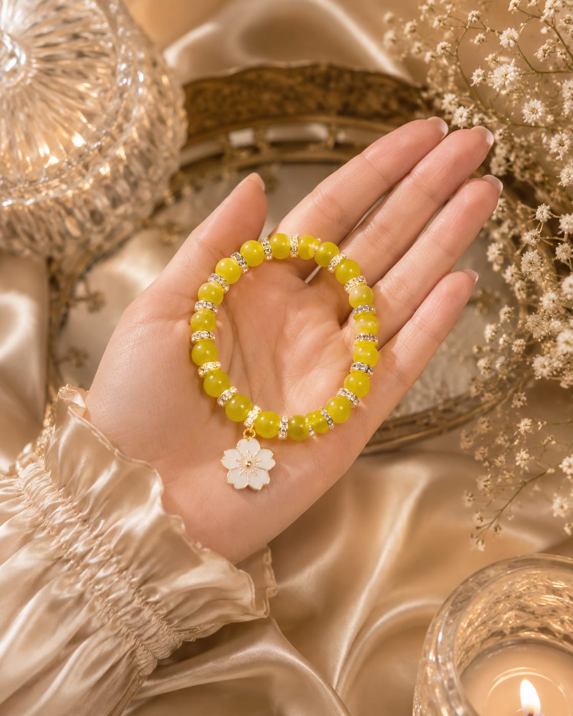 Bracelet | Beaded Bracelet | Charms | Chains | Charms & Chains Bracelet | Personalized Name Bracelet for Girls & Boys | Handmade Beaded Charm Bracelet