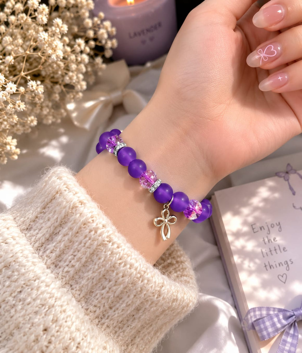 Bracelet | Beaded Bracelet | Charms | Chains | Charms & Chains Bracelet | Personalized Name Bracelet for Girls & Boys | Handmade Beaded Charm Bracelet